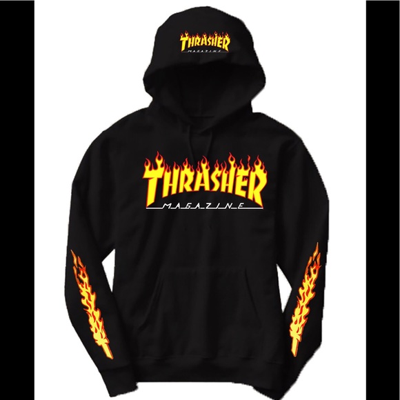 thrasher hoodie devil